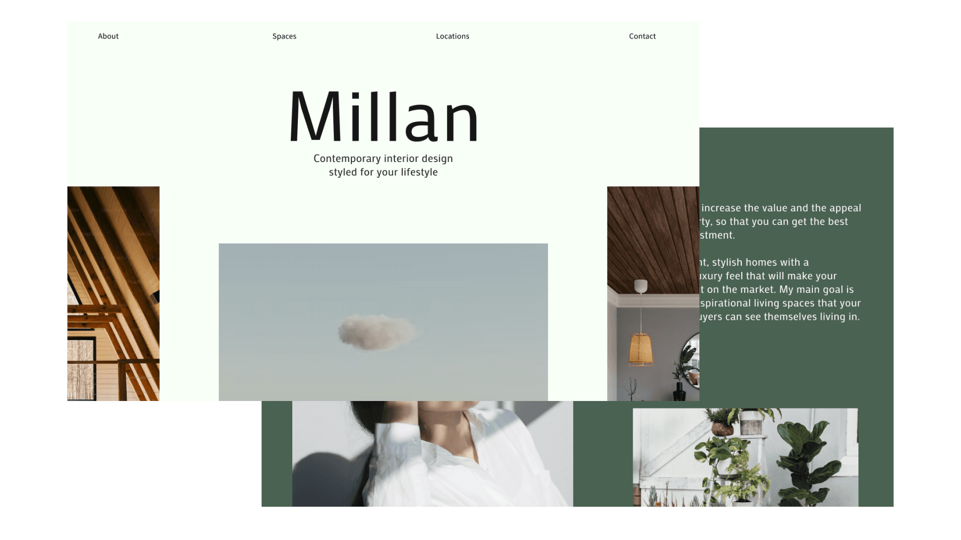 Millan interior design template -  main Image